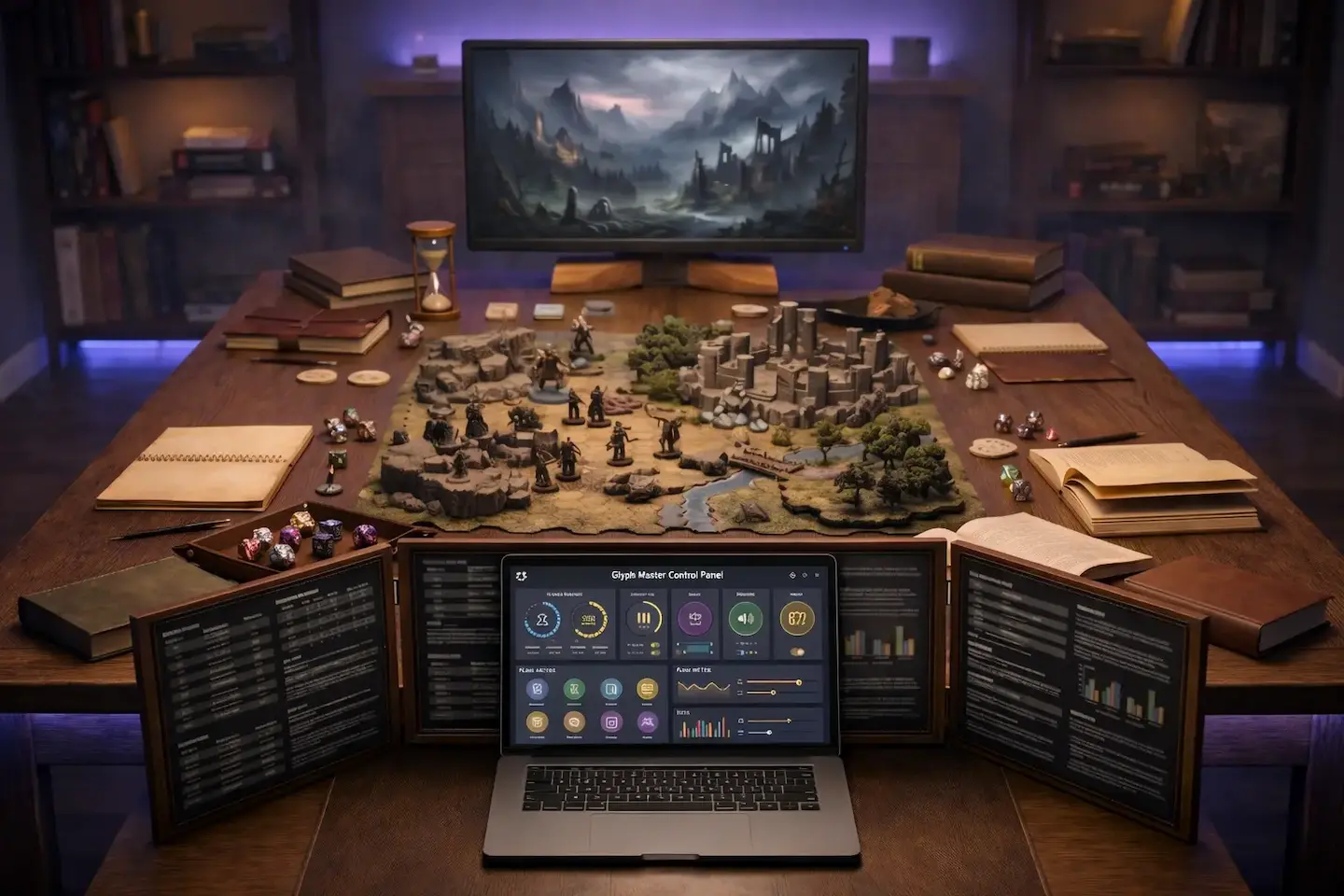 Immersive game table — Glyph Master